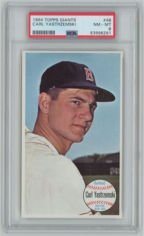 1964 Topps Giants #48 Carl Yastrzemski PSA 8 NMMT