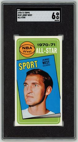 1970 Topps #107 Jerry West All-Star SGC 6 EXMT