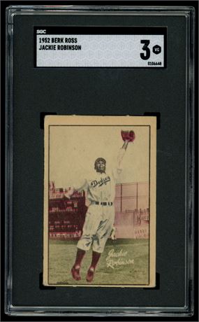1952 Berk Ross Jackie Robinson SGC 3 VG