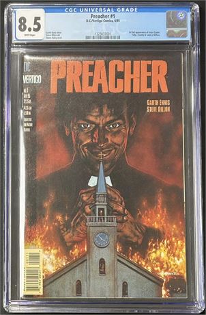 Preacher #1 (1995) CGC 8.5 1st Full Appearance of Jesse Custer