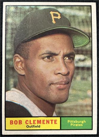 1961 Topps #388 Roberto Clemente EX-EXMT