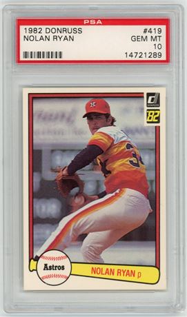 1982 Donruss #419 Nolan Ryan PSA 10 GEM MINT