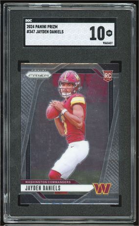 2024 Panini Prizm #347 Jayden Daniels RC SGC 10 GEM MINT