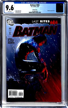 Batman #684 (2009) CGC 9.6 Nightwing Appearance VARIANT Cover