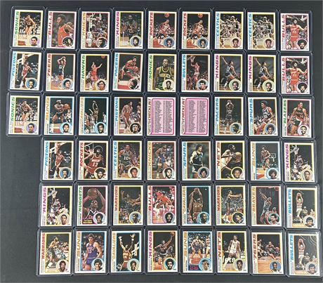 1979 Topps Basketball Lot (50) NM