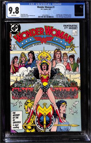 Wonder Woman #1 CGC 9.8 (1987) 1st Appearance Themyscira, New Origin