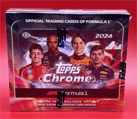 2024 Topps Chrome Formula 1 Qualifying Lap Sealed Hobby Box