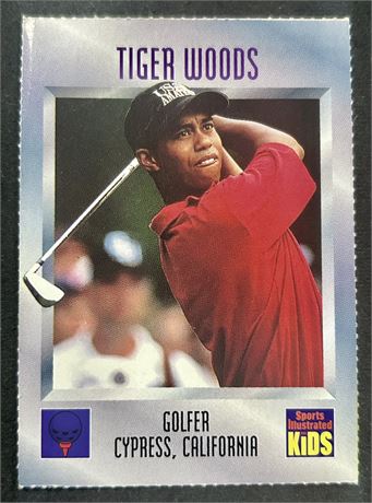 1996 Sport Illustrated for Kids Series 2 #536 Tiger Woods RC