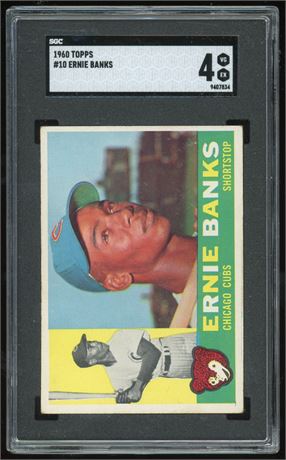 1960 Topps #10 Ernie Banks SGC 4 VGEX