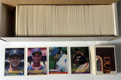1984 Donruss Complete Set (1-660) w/ Mattingly, and Strawberry Sharp NM (READ)
