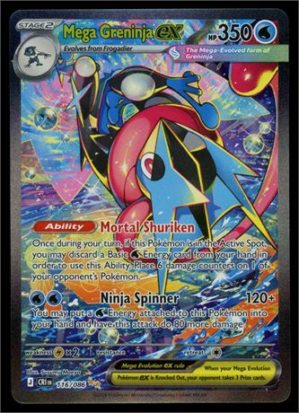 2026 Pokémon Mega Evolution Chaos Rising #116/086 Mega Greninja EX SIR