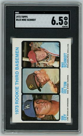1973 Topps #615 Hi# Mike Schmidt RC SGC 6.5 EXMT+