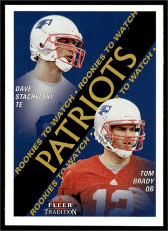 2000 Fleer Tradition #352 Tom Brady RC