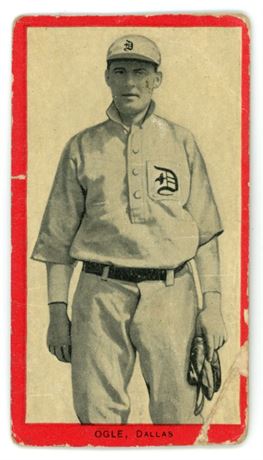 1910 Old Mill T210 Hatton Ogle (Dallas Giants) Series 3 Low Grade