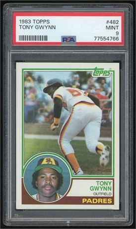 1983 Topps #482 Tony Gwynn RC PSA 9 MINT