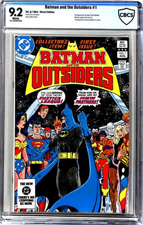 Batman and the Outsiders #1 (1983) CBCS 9.2 Origin of the Outsiders
