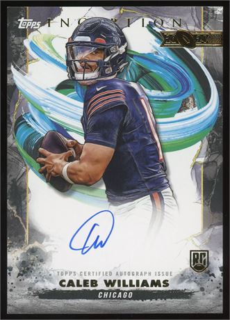 2024 Topps Inception Caleb Williams RC On Card Autograph