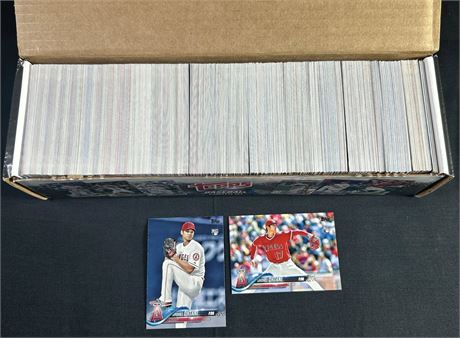 2018 Topps Complete Set Target Retail Version w/ Shohei Ohtani RC Lot (2)