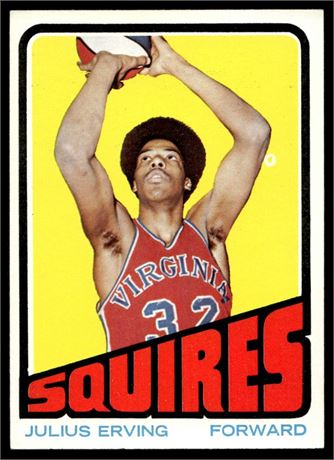 1972 Topps #195 Julius Erving RC NM