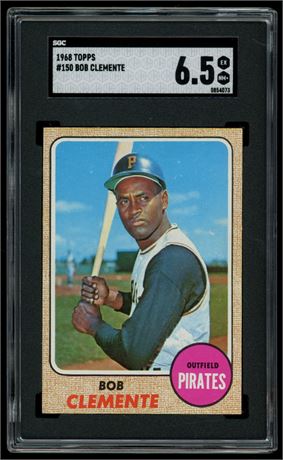 1968 Topps #150 Roberto Clemente SGC 6.5 EXMT+