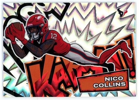 2025 Panini Absolute #28 Nico Collins Kaboom! SSP Case Hit