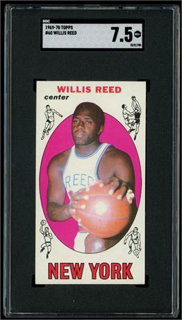 1969-70 Topps #60 Willis Reed RC SGC 7.5 NM+