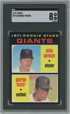 1971 Topps #276 George Foster RC SGC 8 NMMT