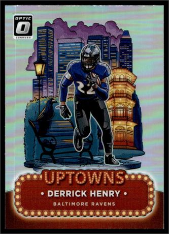 2024 Panini Donruss Optic #18 Derrick Henry Uptowns Prizm SSP