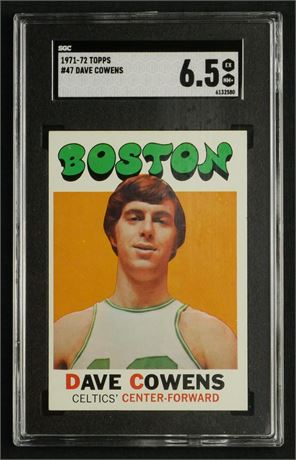 1971 Topps #47 Dave Cowens RC SGC 6.5 EXMT+