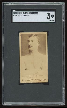 1887 N174 Gypsy Queen Patsy Cardiff SGC 3 VG Pop 2 Highest