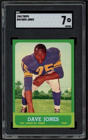 1963 Topps #44 Deacon Jones RC SGC 7
