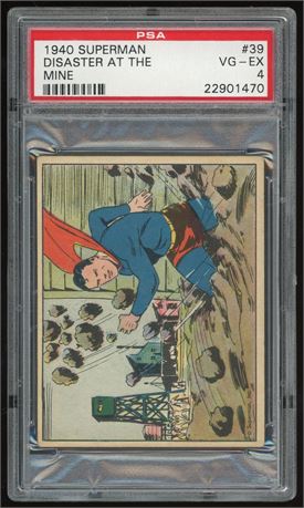 1940 Superman #39 Disaster At The Mine PSA 4 VGEX