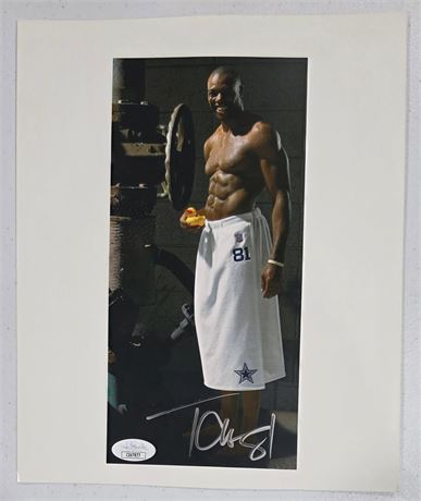 Terrell Owens Signed 8x10 Photo JSA