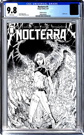 Nocterra #1 (2021) CGC 9.8 Variant Cover K