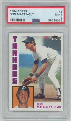 1984 Topps #8 Don Mattingly PSA 9 MINT