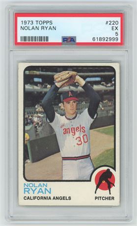 1973 Topps #220 Nolan Ryan PSA 5 EX