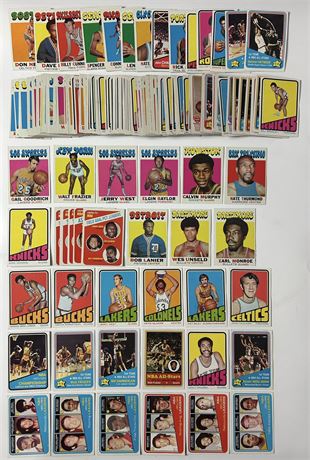 1972-1974 Topps Basketball Lot (165+) VG Avg - See Pics (READ)