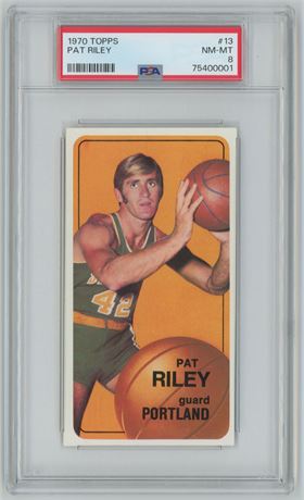 1970 Topps #13 Pat Riley RC PSA 8 NMMT