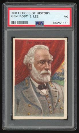 1911 T68 Heroes of History General Robert E. Lee PSA 3 VG