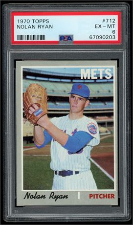 1970 Topps #712 Nolan Ryan Hi# PSA 6