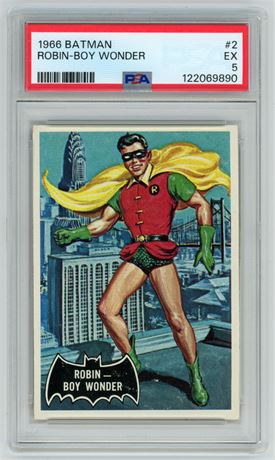 1966 Batman #2 Robin Boy Wonder Black Bat PSA 5 EX