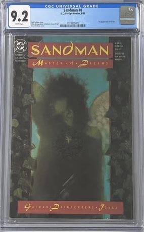 Sandman #8 (1989) CGC 9.2 1st Appearance of Death