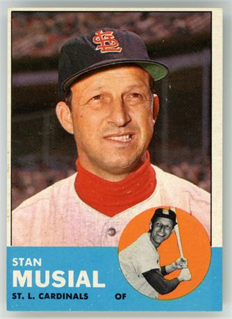 1963 Topps #250 Stan Musial EXMT