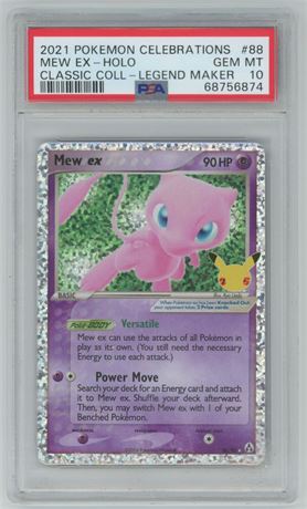 2021 Pokémon Celebrations #88 Mew Ex-Holo PSA 10
