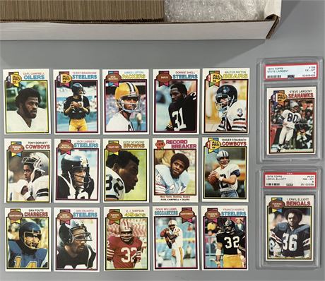 1979 Topps Football Complete Set (1-528) w/ Earl Campbell RC EXMT AVG Nice Set!