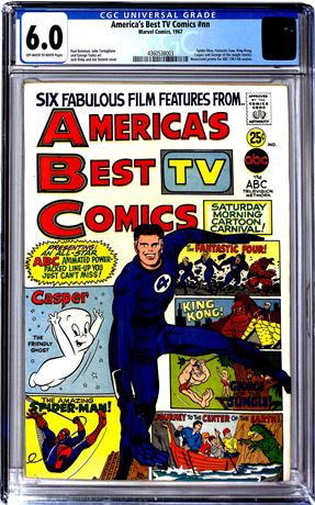 America's Best TV Comics #nn CGC 6.0 (1967) Spider-Man, Fantastic 4, King Kong