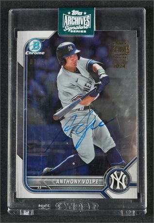 2022 Bowman Chrome Draft Anthony Volpe RC 1/10 w/ On Card Auto Factory Sealed