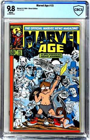 Marvel Age #15 CBCS 9.8 (1984)