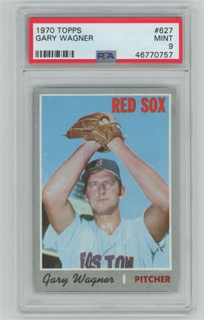 1970 Topps #627 Gary Wagner PSA 9 MINT