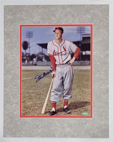 Stan Musial Autographed 11x14 Photo Tristar